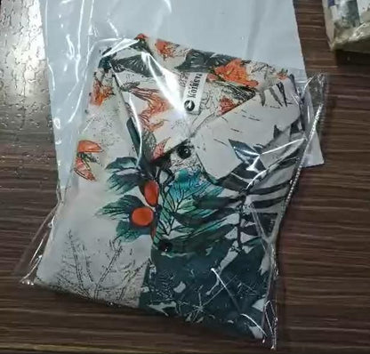 Casual Vacation-Style Printed Short & Shirt Co-ord Set For Men�(2pcs Set)